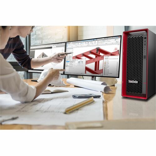 Lenovo ThinkStation P5 30GA005MUS Workstation - 1 Xeon w3-2435 - vPro Technology