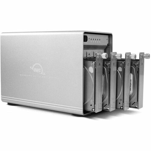 Disco duro externo OWC Mercury Elite Pro Quad RAID 5 de 80 TB con cuatro unidades