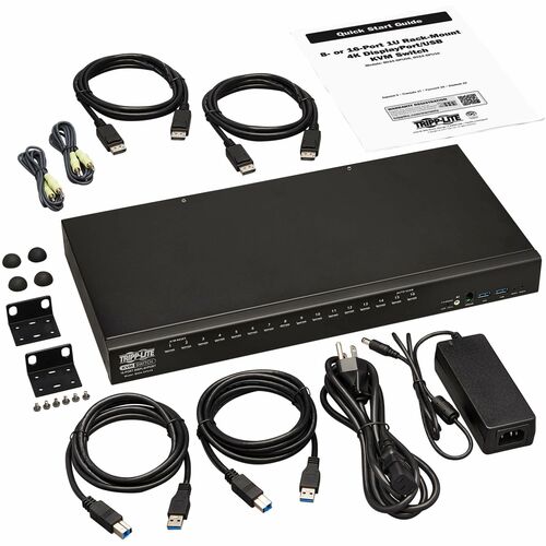 16PT DP KVM SWITCH  4K60HZ  1U