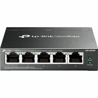 OMADA 5-PORT GIGABIT DESKTOP SWITCH W/4-PORT POE+ 6W POE PWR