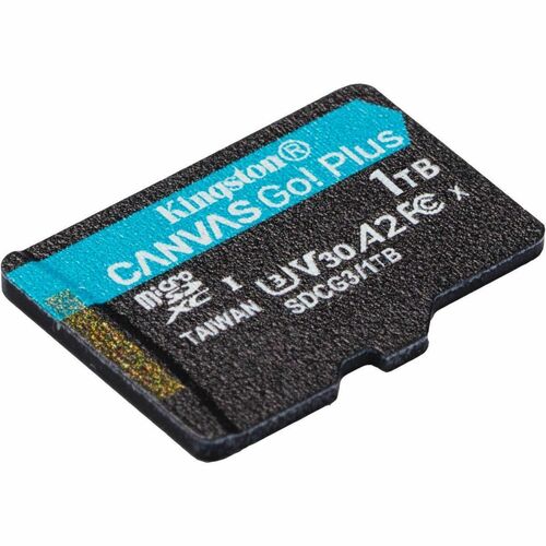 Carte microSDXC CANVAS GO PLUS 170R A2 U3 V30 1 To, pack individuel sans adaptateur