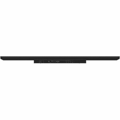 Écran plat professionnel 4K UHD 75 pouces. Support multimédia intégré.