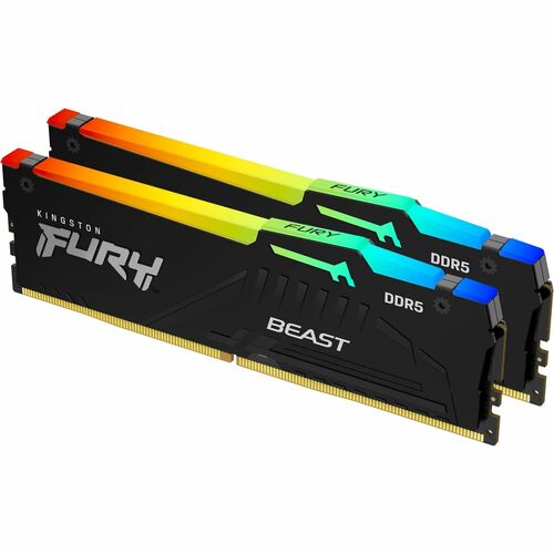 KIT DE 2 DIMM DDR5 CL30 DE 16 GB Y 6000 MT/S FURY BEAST RGB EXPO
