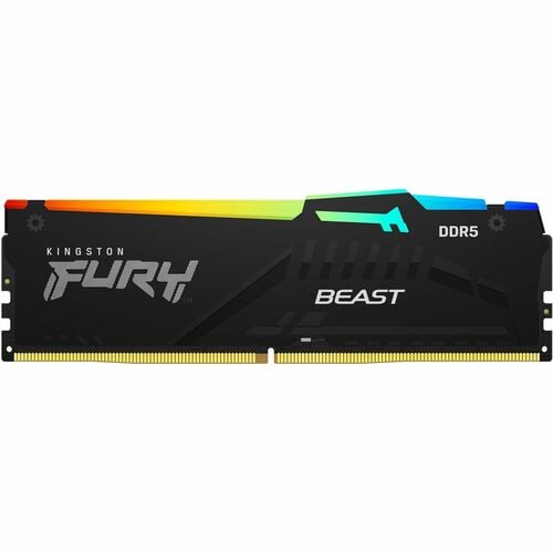 Memoria DIMM DDR5 CL30 de 16 GB y 6000 MT/s FURY BEAST RGB XMP