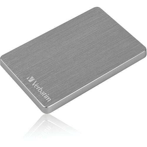 VERBATIM 1TB ALU HARD DRIVE SLIM PORTABLE SILVER MULTI 4