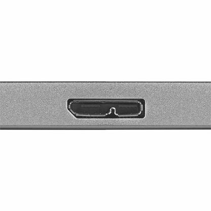 VERBATIM 1TB ALU HARD DRIVE SLIM PORTABLE SILVER MULTI 4
