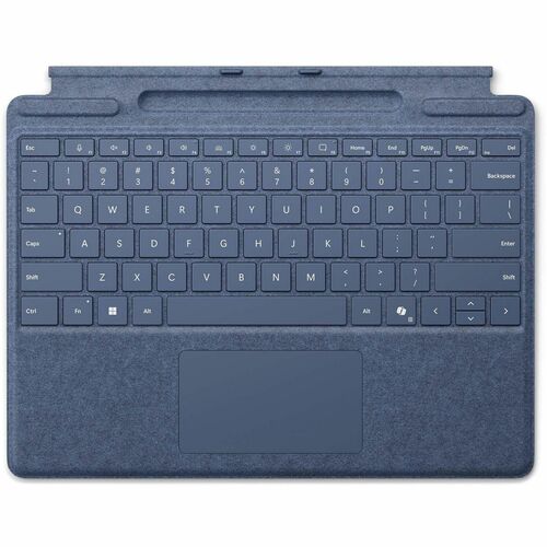 Teclado Microsoft Surface Pro con almacenamiento para lápiz - Zafiro - Portátil - TouchPad