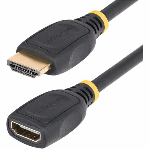 StarTech.com 6.6ft (2m) HDMI 2.0 Extension Cable, High Speed HDMI Port Saver Cable, 4K 60H