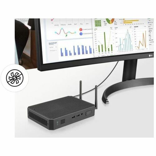 LG CQ601I-6P Desktop Thin Client Pentium N6005 Quad-core (4 Core) 2 GHz - Intel Chip