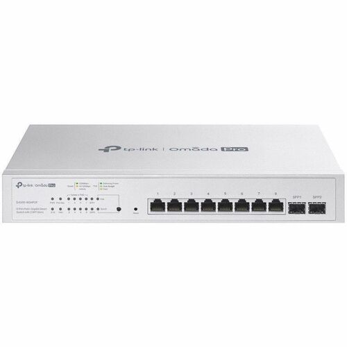 COMMUTATEUR INTELLIGENT GIGABIT POE+ 8 PORTS OMADA PRO AVEC 2 EMPLACEMENTS SFP