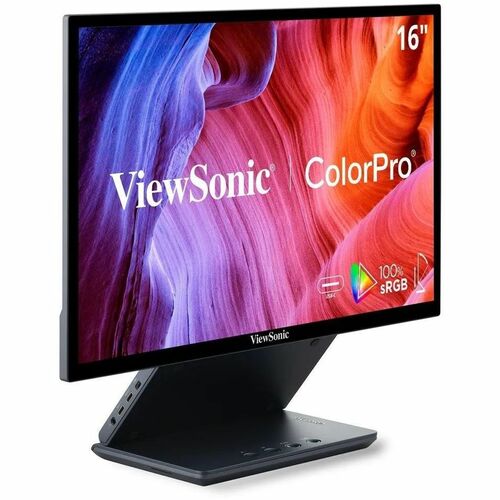 MONITOR PORTÁTIL DE 16" CON SOPORTE ERGONÓMICO USB C DE 40W Y TRANSPORTE