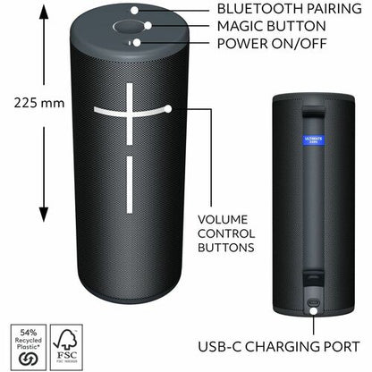 Altavoz Bluetooth portátil Ultimate Ears MEGABOOM 4