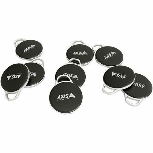AXIS TA4712 Key Fob - RF Card - Black - Polycarbonate, Stainless Steel, Plastic
