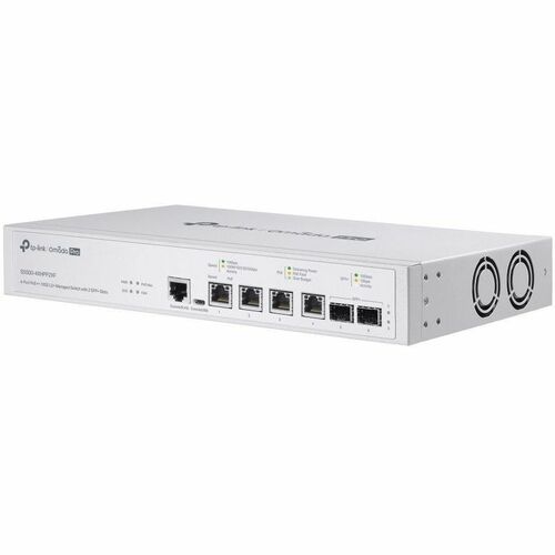 OMADA PRO 4PORT POE++ 10GE L2+ MANAGED SWITCH WITH 2 SFP+ SLOTS