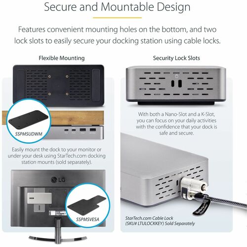 Station d'accueil StarTech.com USB4, USB