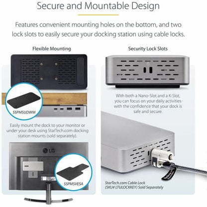 Station d'accueil StarTech.com USB4, USB