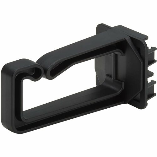 Anneaux en D de gestion de câbles pour rails DIN, série Tripp Lite - Multi-angle, 1U, noir
