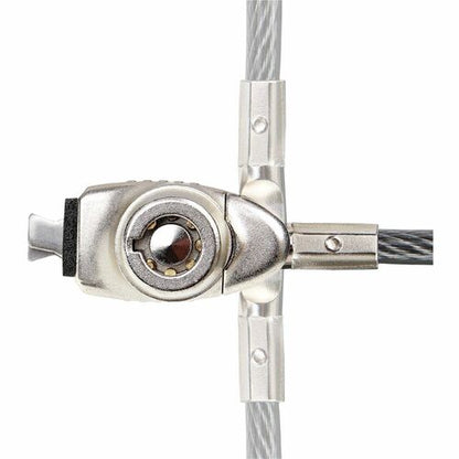 StarTech.com Candado Slim Lock Noble Wedge® compatible con ranuras, 6,6 pies (2 m) con llave Ca