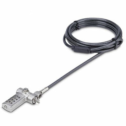 Câble antivol universel StarTech.com pour ordinateur portable (2 m), câble de sécurité combiné sérialisé