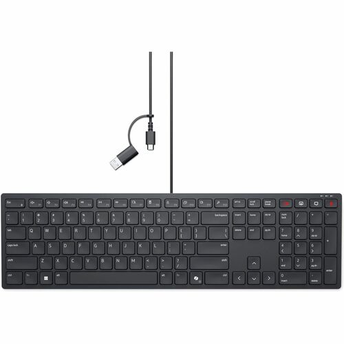 Clavier de collaboration filaire Dell - KB525C - Connectivité par câble