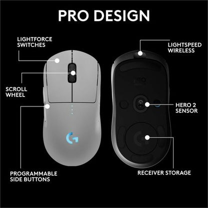 LOGITECH PRO 2 LIGHTSPEED WHITE MULTI 4