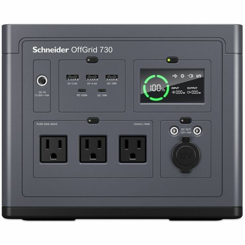 Central eléctrica portátil APC by Schneider Electric SCHNEIDER OFFGRID 730 700 W 120 V