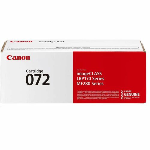 Cartouche de toner laser d'origine Canon 072 - Boîte - Noir - 1 pièce