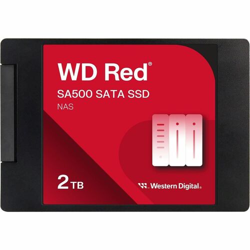2TB WD RED SA500 NAS SATA SSD 2.5/7MM CASED MULTI 10
