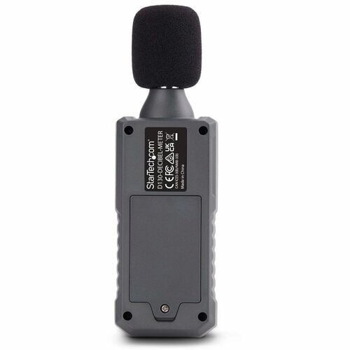 Medidor de sonido digital portátil StarTech.com con pantalla LCD grande y lectura de nivel de ruido/decibeles