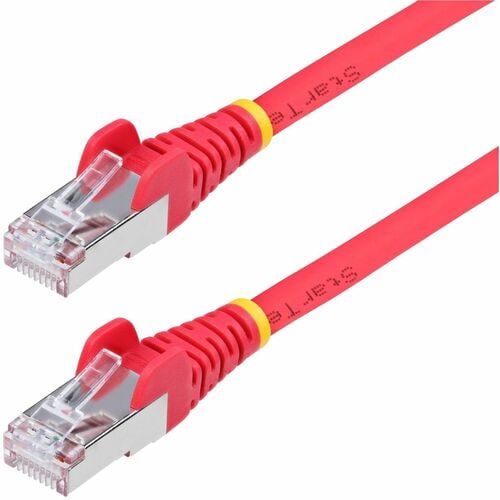 Câble Ethernet CAT6a rouge StarTech.com de 15,2 m, RJ45 anti-accroc, 10 Gb/s, PoE 100 W, S/FTP,