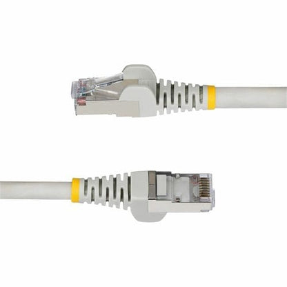 Câble Ethernet CAT6a gris StarTech.com de 1,5 m, RJ45 anti-accroc, 10G, PoE 100 W, S/FTP,