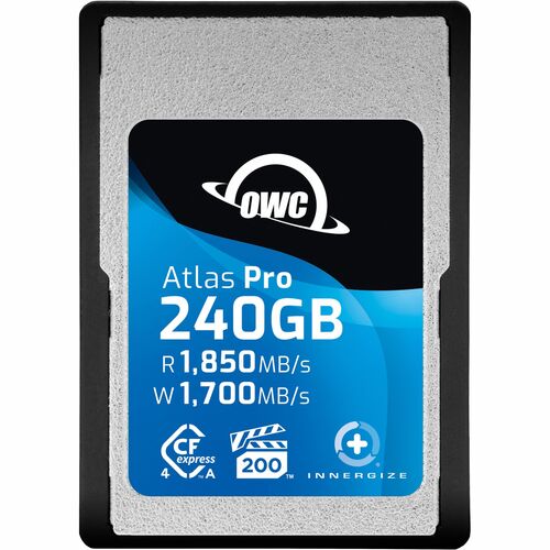 240GB OWC ATLAS PRO CFEXPRESS 4.0 TYPE A MEMORY CARD