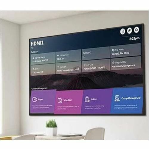 LG 75UH5N-M UHD Signage - 75\" LCD - Advanced Super Dimension Switch ( ADS ) - 24 Hours/7