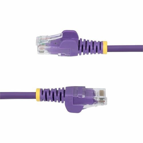 Câble Ethernet CAT6 fin violet StarTech.com de 15 cm