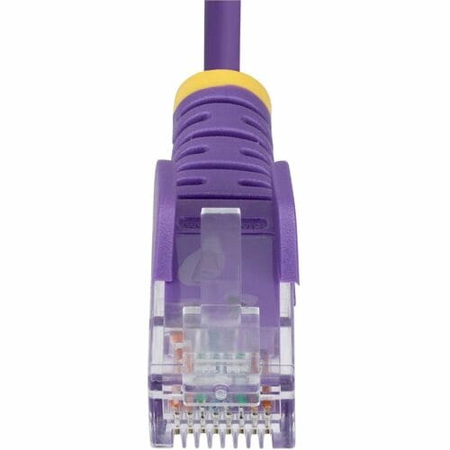 Câble Ethernet CAT6 fin violet StarTech.com de 15 cm