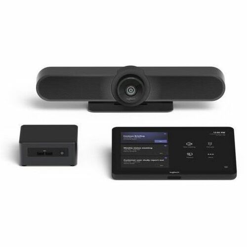 Logitech Small Microsoft Teams Rooms avec Tap + MeetUp + ASUS NUC