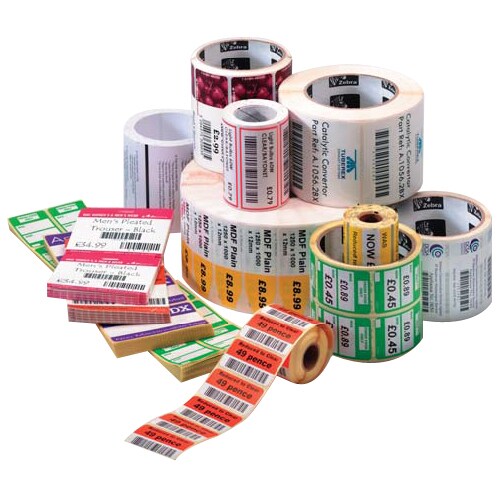 Zebra Label Paper 4 x 1.5in Thermal Transfer Zebra Z-Select 4000T 1 in core - 1.