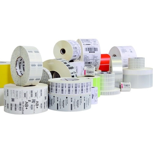 Zebra 8000T Tuff 7.0 mil Tag - White - 4 / Carton