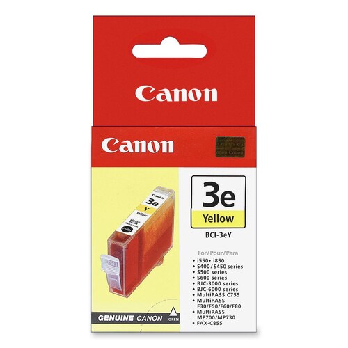 Canon BCI-3EY Original Ink Cartridge - Inkjet - 520 Pages -