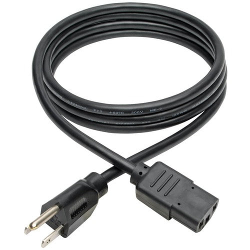 Tripp Lite 6ft Computer Power Cord Cable 5-15P to C13 10A 18AWG 6' - 1.83m