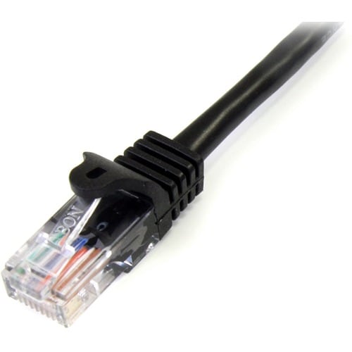 Câble patch UTP Cat 5e anti-accroc StarTech.com, 1,8 m, noir