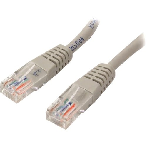 Cable de conexión RJ45 UTP Cat 5e moldeado gris de 1,5 m de StarTech.com