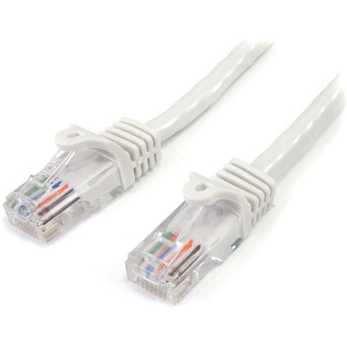 Câble de raccordement UTP Cat5e anti-accroc StarTech.com de 4,5 m, blanc