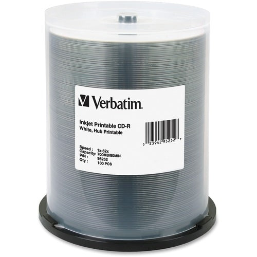 Support enregistrable sur CD Verbatim 95252 - CD-R - 52x - 700 Mo - 1