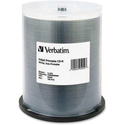 Support enregistrable sur CD Verbatim 95252 - CD-R - 52x - 700 Mo - 1