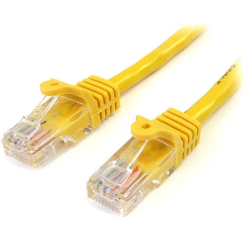 Câble de raccordement anti-accroc UTP Cat5e jaune StarTech.com de 1,8 m