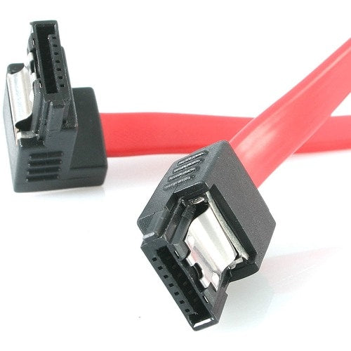 Câble SATA à verrouillage vers SATA à angle droit de 30 cm StarTech.com