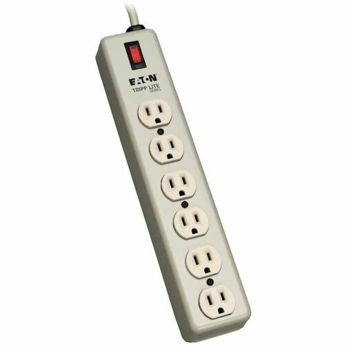 Tripp Lite by Eaton Waber 6SPDX 6-Outlets Power Strip - NEMA 5-15P - 6