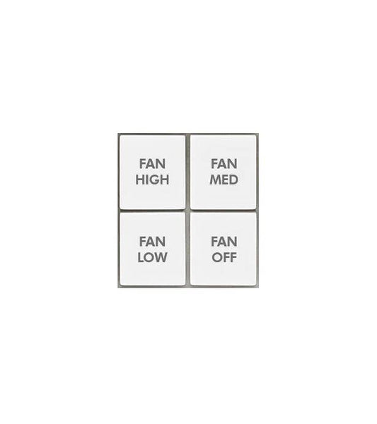 Insteon Fanlinc Button Kit for KeypadLinc White (2322-382)