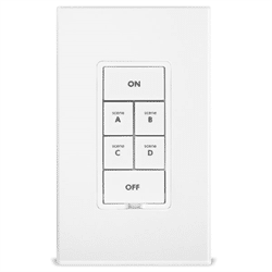 Insteon Dual Band Keypad Dimmer 6 Button White (2334-232)